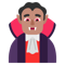 Man Vampire- Medium Skin Tone emoji on Microsoft